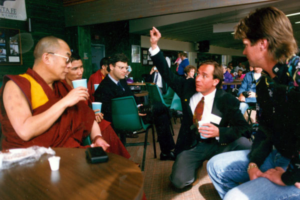 Dalai Lama at the Santa Fe Ski Basin - 1991